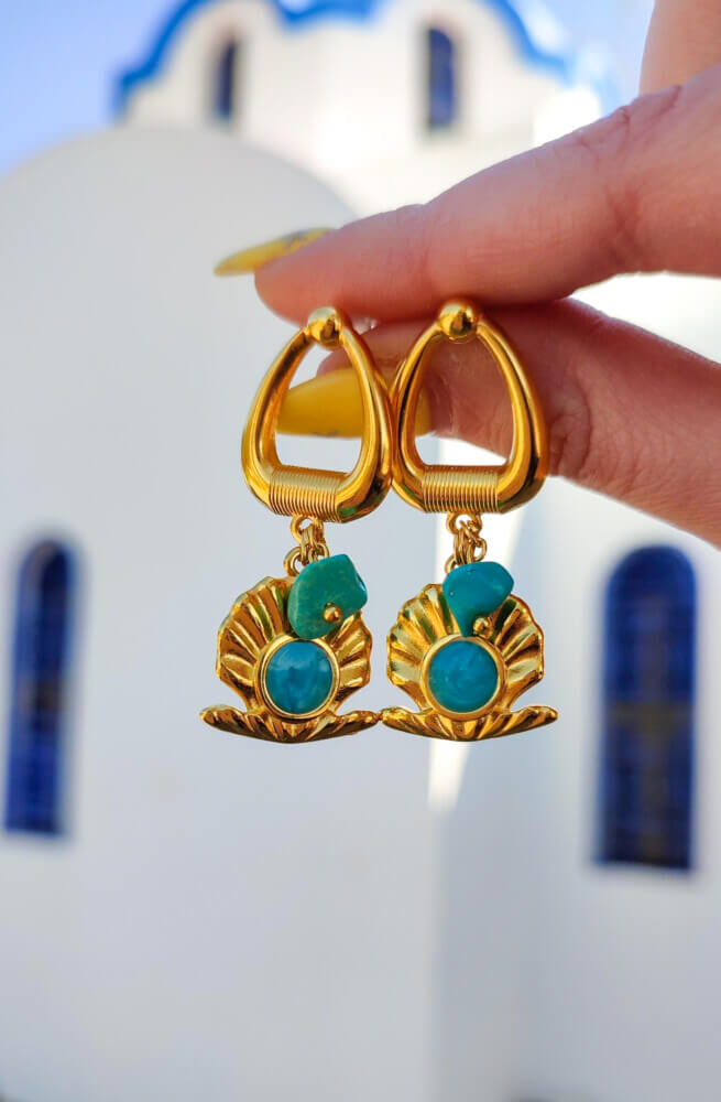 Ocean earrings 💦
