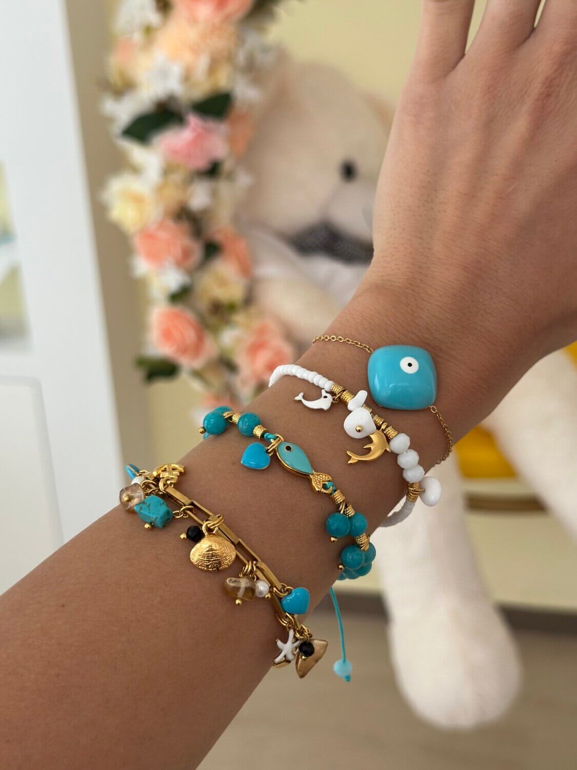 Rhomb eye bracelet 🧿