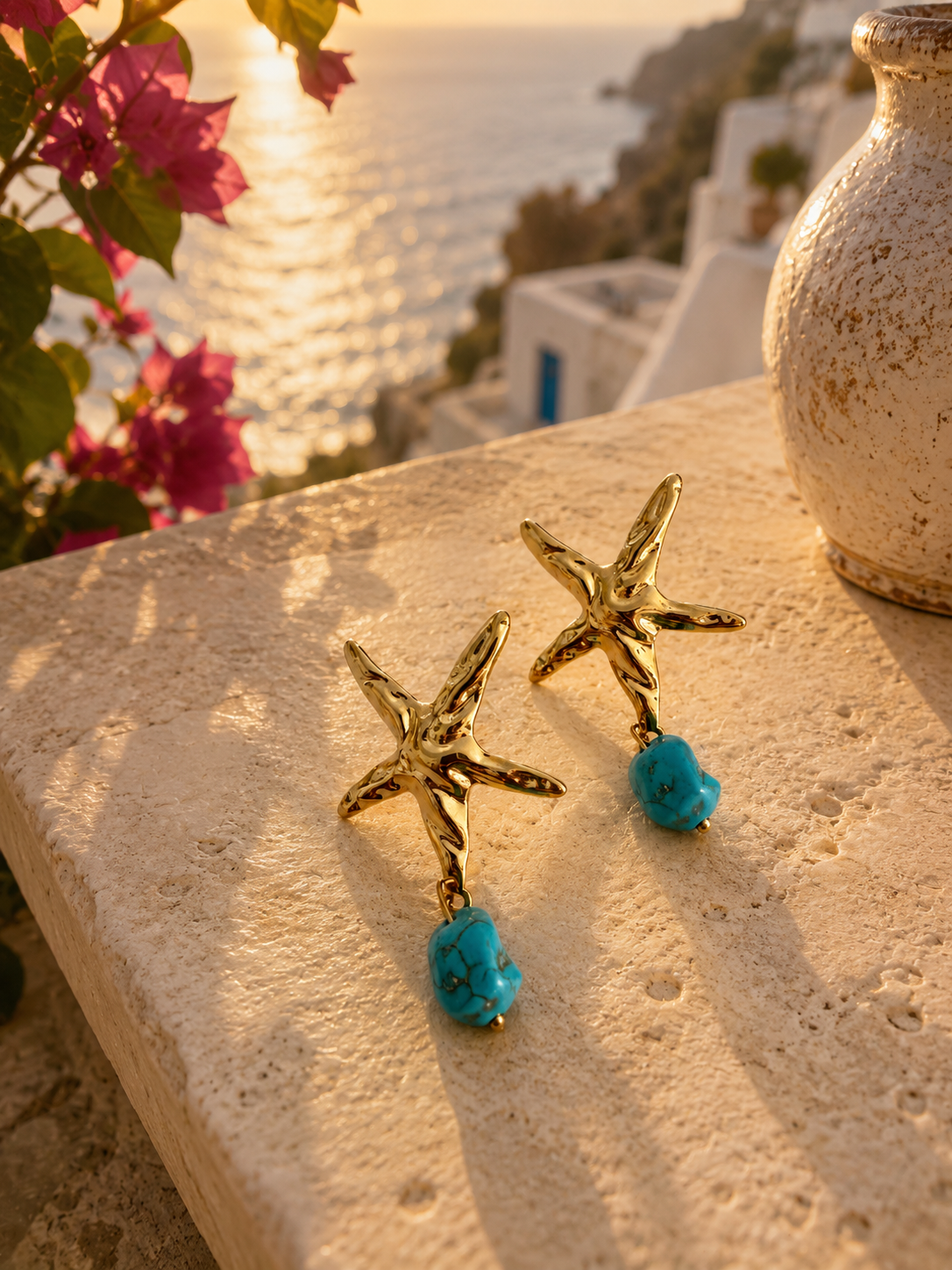 Starfish earrings 🩵