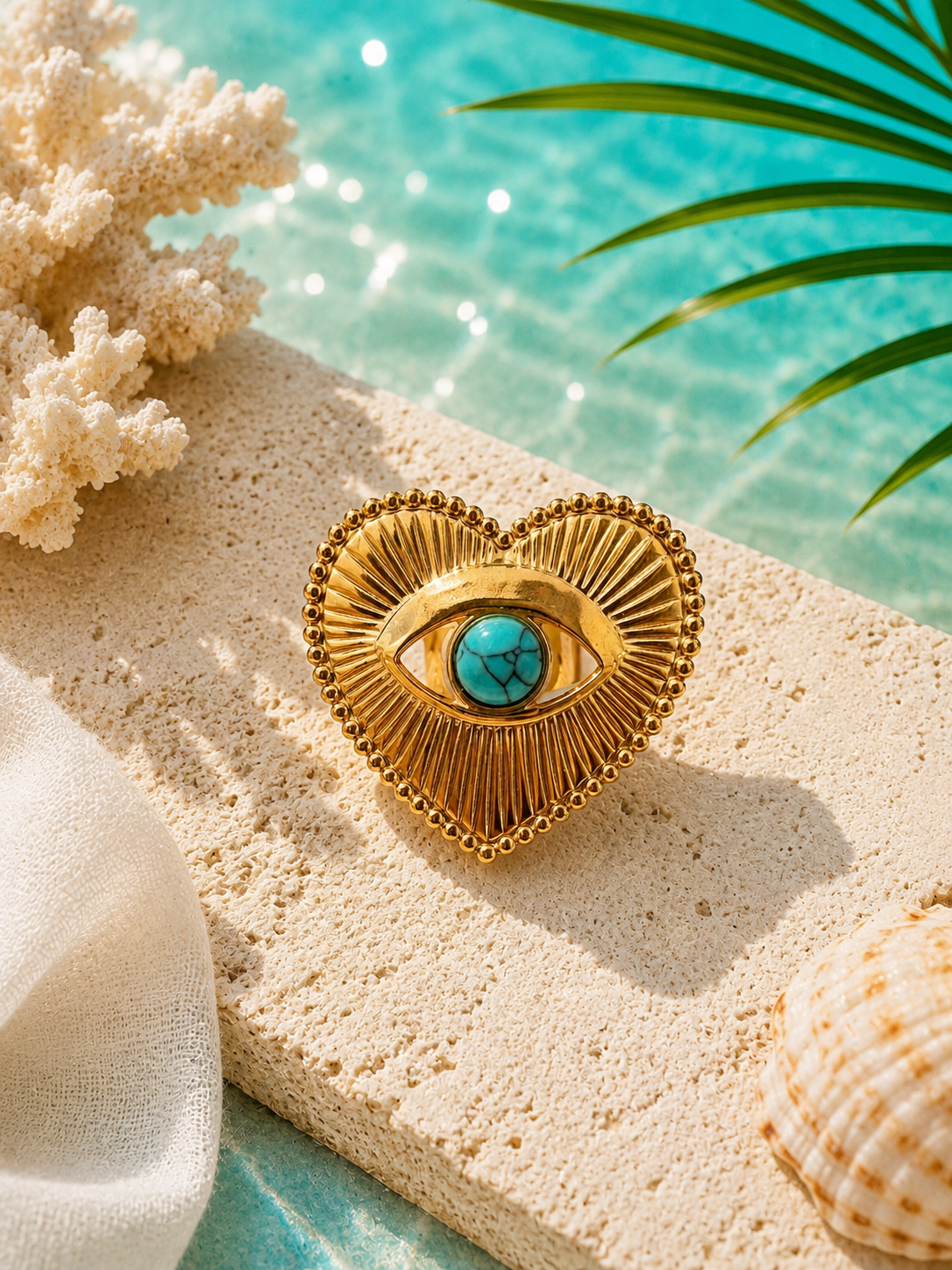 Santorini ring 🩵
