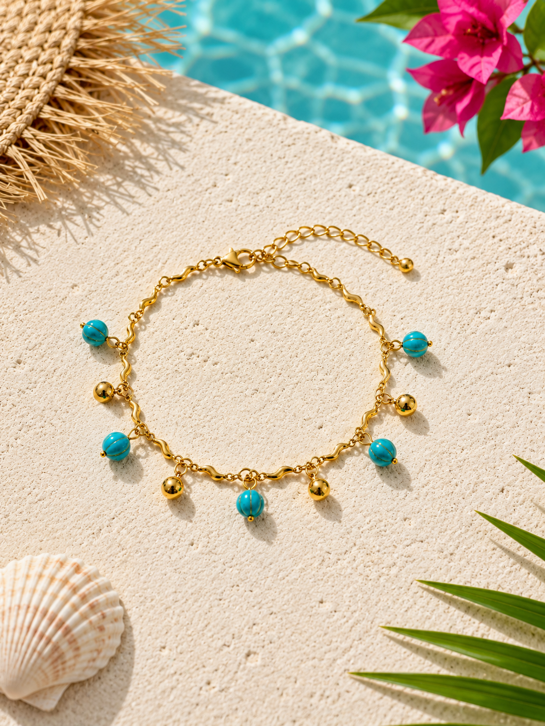 Astypalaia turquoise bracelet 🩵