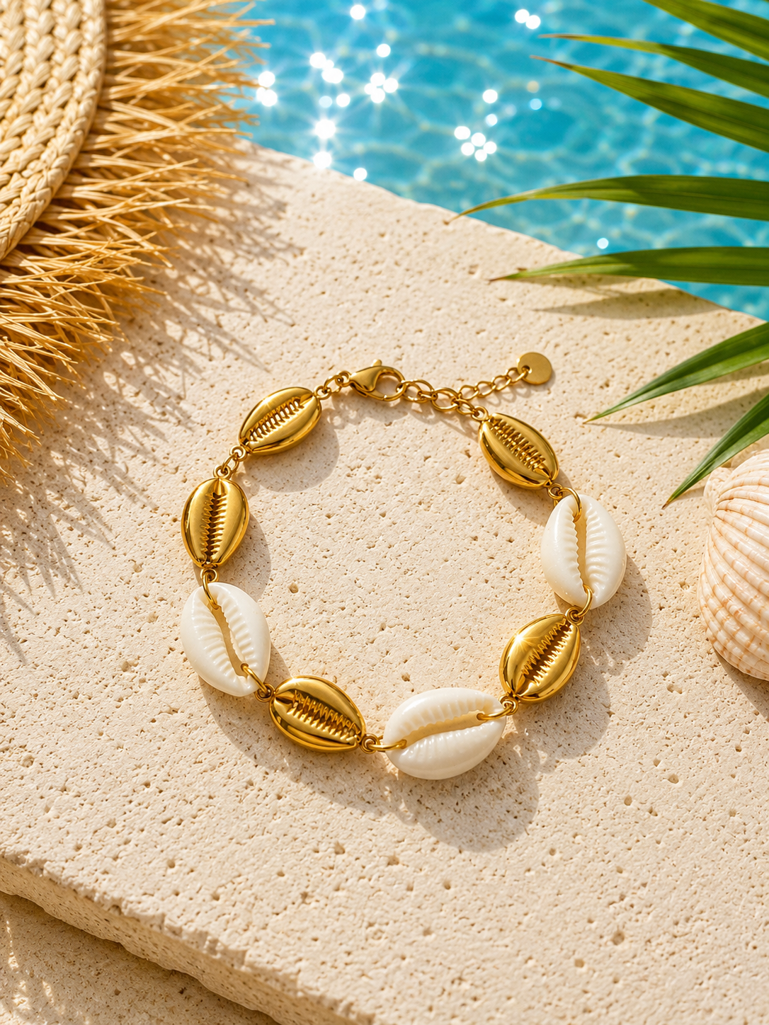 Cowrie shells bracelet 🐚
