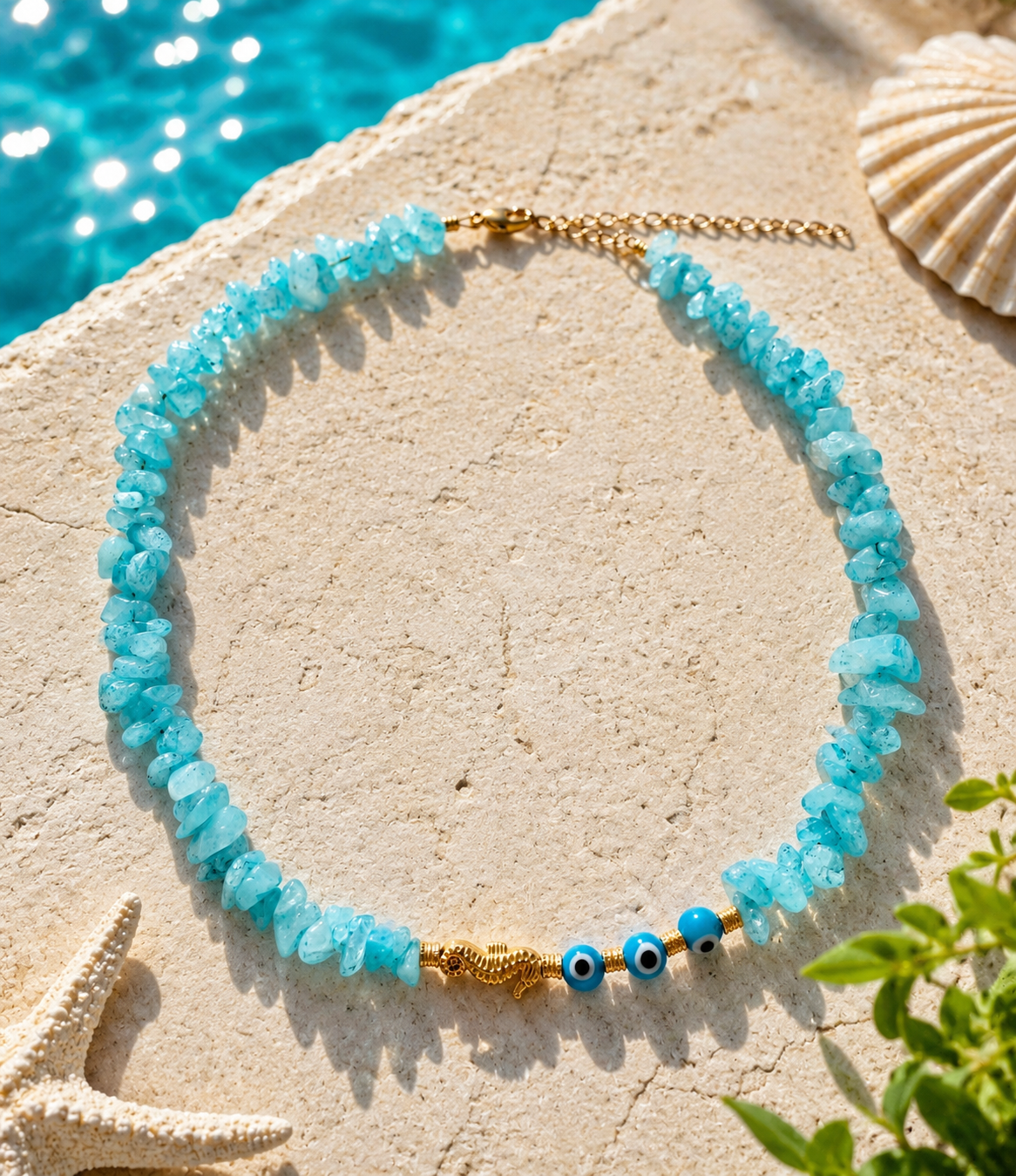 Kythira necklace 🩵