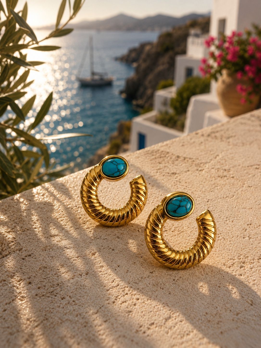 Naxos earrings 🩵