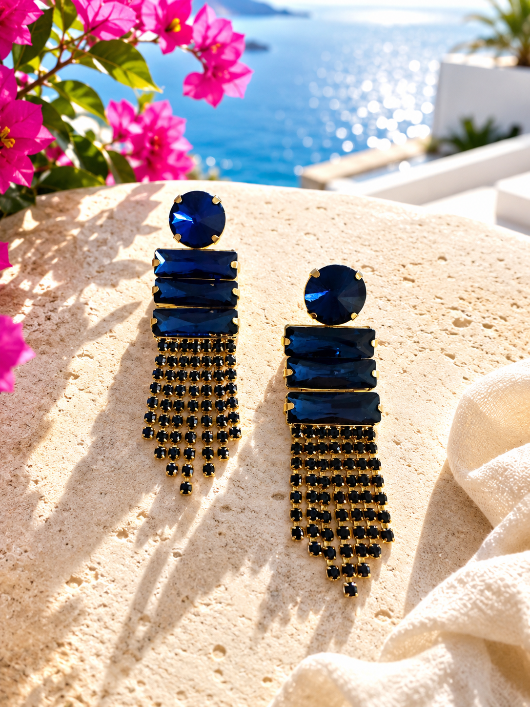 Zakynthos blue earrings 💙