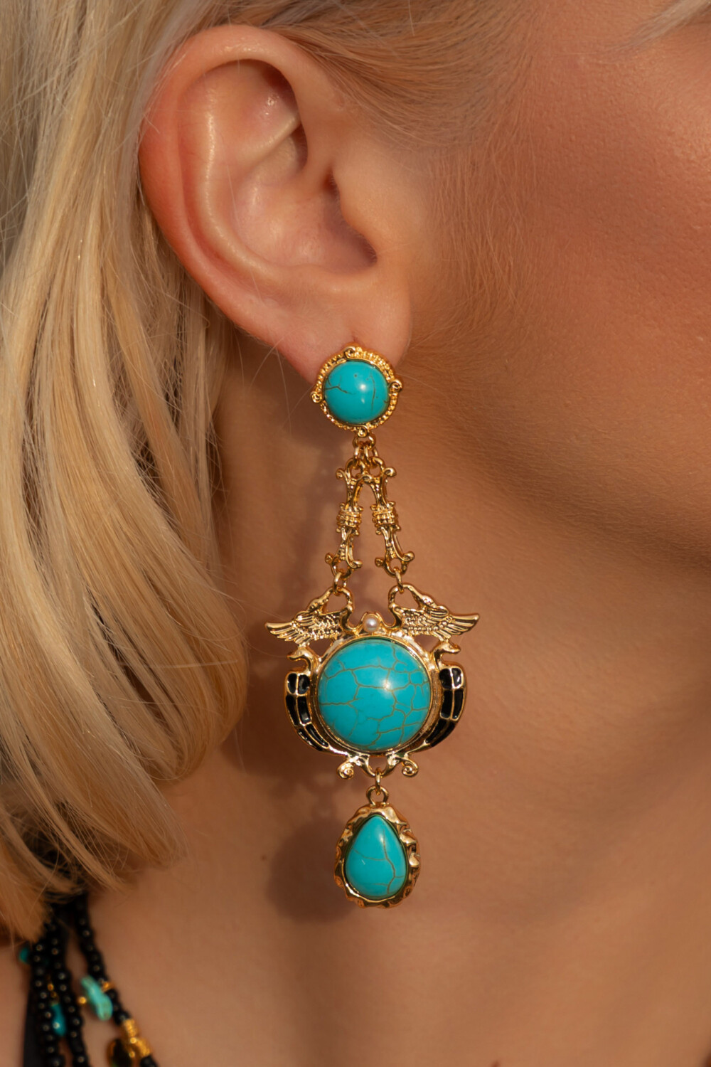 Kefalonia earrings 🩵